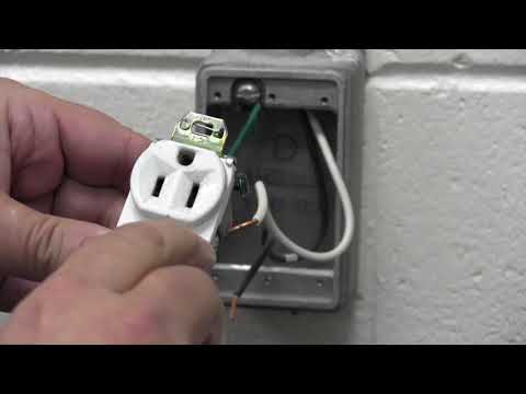 Électricité - raccordement d'une prise de courant