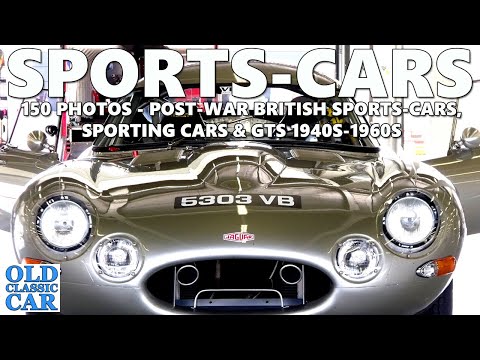 British sports-cars of the 1950s - 1960s inc MG, Jaguar, Triumph, Aston Martin, TVR + 150 photos
