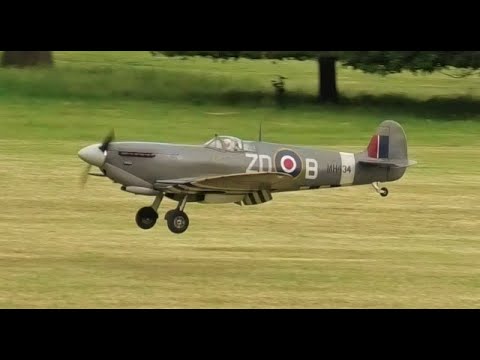 WW2 FIGHTERS DISPLAY - SPITFIRE & THUNDERBOLT AT WESTON PARK INTERNATIONAL RC MODEL AIRSHOW - 2023