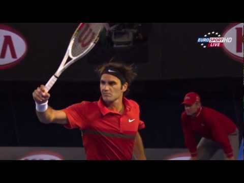 Roger Federer - Australian Open 2012 in Slow Motion (HD)