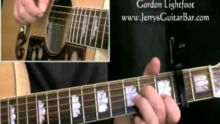 How To Play Gordon Lightfoot Cotton Jenny (intro only)