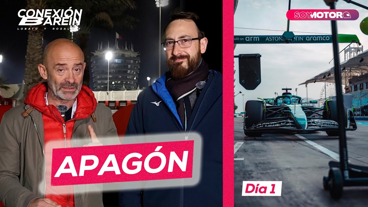 Los problemas de Aston y apagón en Baréin | Lobato y Rosaleny, Test F1 2025 - Día 1 | SoyMotor.com
