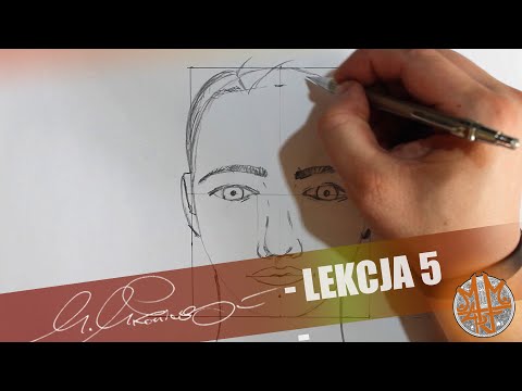LEKCJA 5 - JEDNA Z METOD RYSOWANIA TWARZY