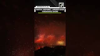 WATCH: Historic! Largest-ever fireworks show on display at America’s 2