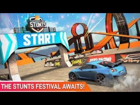 Car Stunt Races Mega Ramps 60fps Ultra Graphics Gameplay - Mega Stunts Car Race Game #12#kidsgame