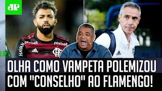 ‘Cara, a bola está quicando; se eu fosse o Flamengo…’: Olha como o Vampeta polemizou