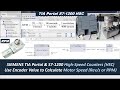 SC06b Calculate Motor Speed RPM Via Siemens S7 1200 HSC High Speed Counter And Encoder