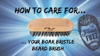 How To Care For Your Beard Brush | Links In Description | One Minute Tutorials