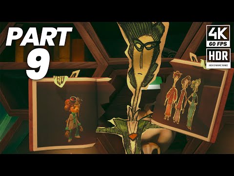 PSYCHONAUTS 2 Gameplay Walkthrough Part 9 (XBOX SERIES X) 4K 60FPS HDR - (Full Game)