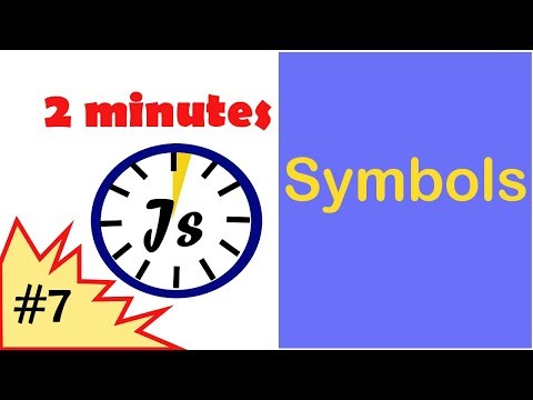 Javascript for beginners in 2 minutes #7 - Symbols