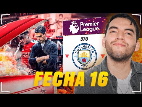 ¿EL FIN DEL CITY DE GUARDIOLA? ¿ARSENAL LA PECHEA? | RESUMEN PREMIER LEAGUE FECHA 16 #premierleague