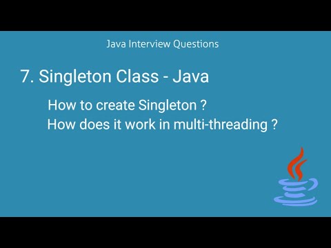 07 How To Create Singleton Class Java Interview