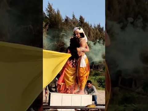 Radha Krishna love status 💕#sumedhmudgalkar ❣️#radhakrishna #mallikasingh💚 #shorts #youtubeshorts