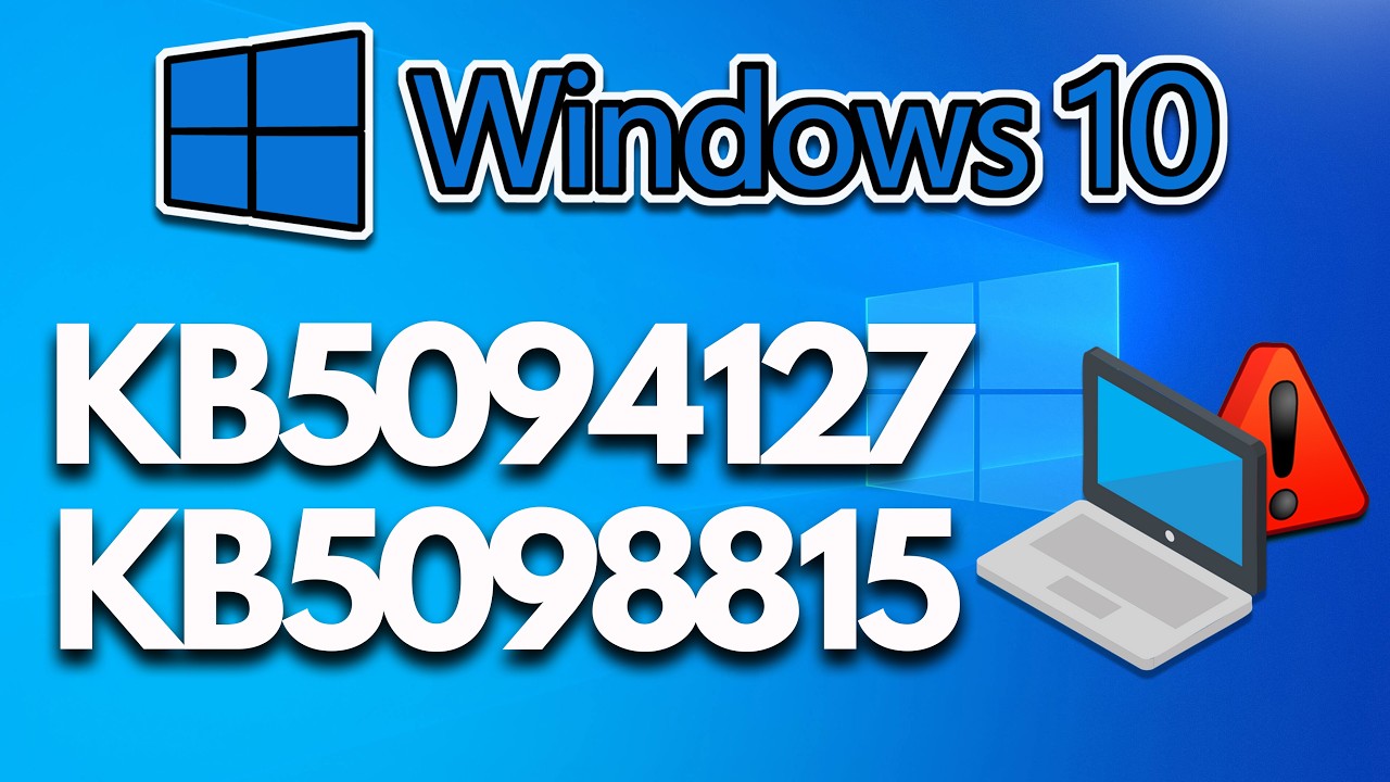 KB5094127/KB5098815 Update Not Installing In Windows 10 PC FIX
