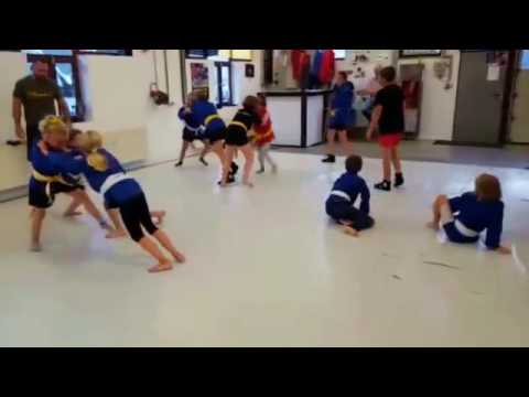 Kinderselbstverteidigung Combat Sambo in der Sport Akademie Grünsfeld