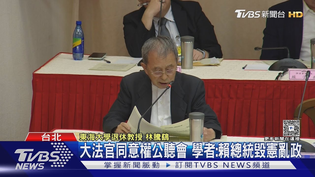 725大罷免前投「大法官」 公聽會學者朝野砲火猛