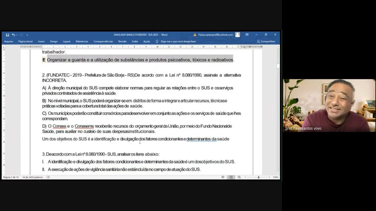SIMULADO BANCA FUNDATEC POLITICAS PUBLICAS 2025| Prof. Flávio Santos #