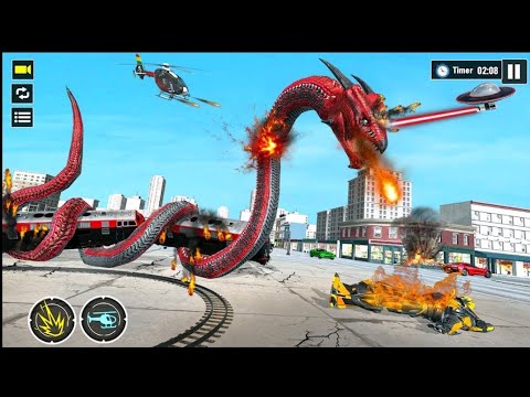 Snake Robot Train Transforming: Wars Robot Game 2022 ,  Android Gameplay - car game mobile -part 2