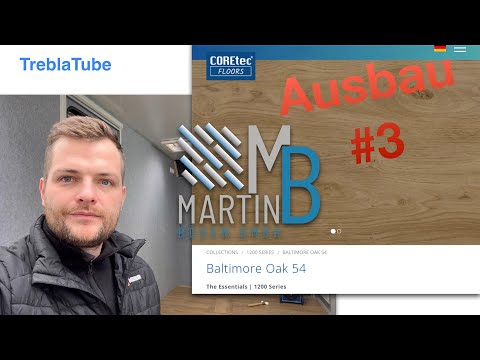 Kastenanhänger Camping Anhänger Ausbau Fußboden COREtec DIY, Tomplan TFS360 - TreblaTube