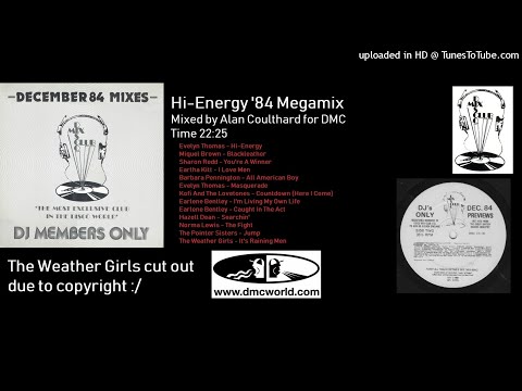 Hi-Energy'84 Megamix (DMC Mix by Alan Coulthard December 1984)