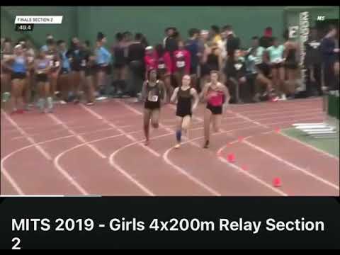 State Meet ‘19 4x200m girls B team