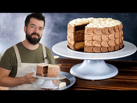 Triple Chocolate Cake with Brownie, White and Milk Chocolate - Urban Treats