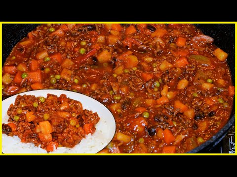 How to cook Beef Giniling