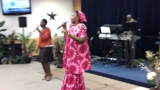 Faith n Jackie performs at jcc kent