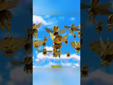 Las travesuras de la abeja perezosa casi terminan #shorts