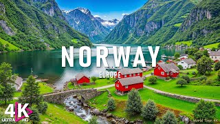 FLYING OVER NORWAY(4K UHD) - Relaxing Music With Beautiful Natural Landscape|Video Ultra HD