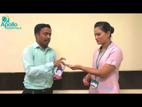 Hand Hygiene How to use an alcohol based handrub