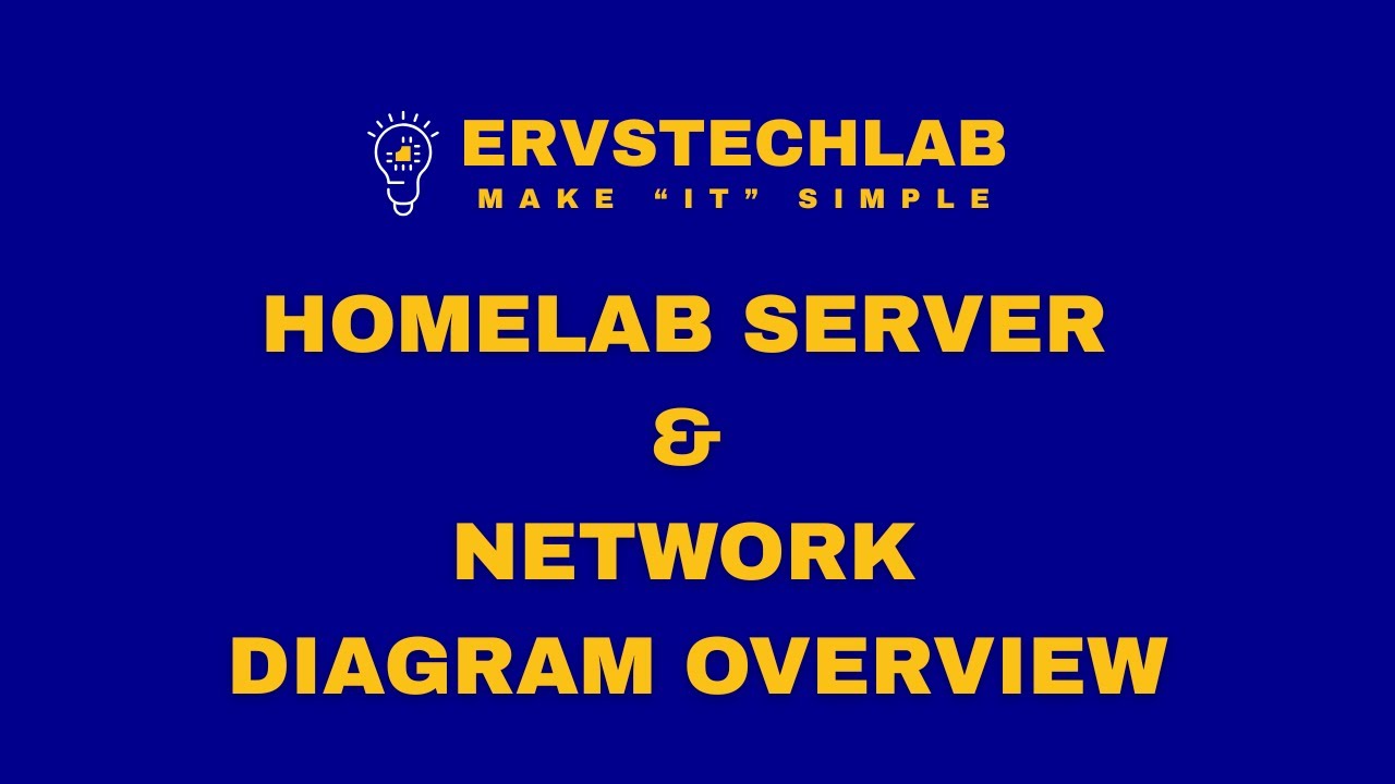 Homelab Server and Network Diagram Overview
