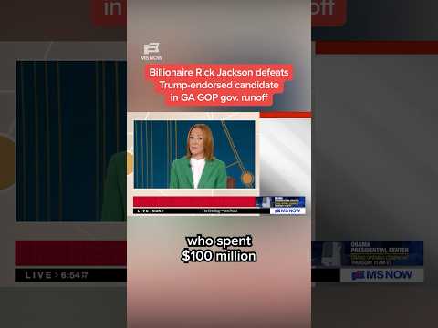 Billionaire Rick Jackson defeats Trump-endorsed candidate in GA GOP gov. runoff