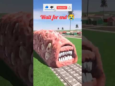 Train 🚇 eater,s monster attack 😢 #shorts #indianbikedriving3dgame #arijitsingh