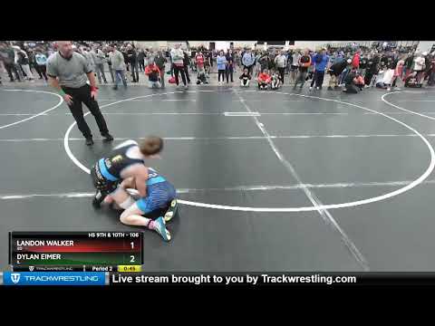 106 Lbs Champ. Round 2 - Landon Walker, SD Vs Dylan Eimer, IL Ffc7