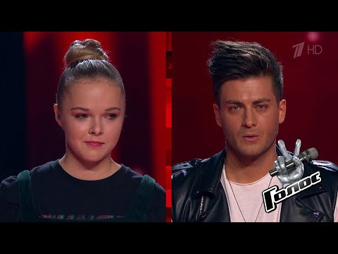 Thomas Grazioso vs. Arina Bagaryakova "Set Fire to the Rain" | The Voice Russia 7 | Battles