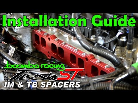 How to Install | Boomba Throttle Body & Intake Manifold Spacers  for '14+ Ford Fiesta ST