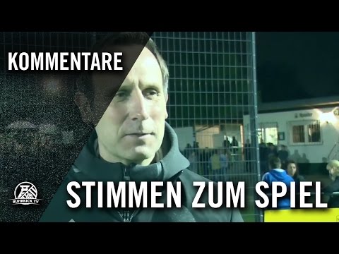 Die Stimmen zum Spiel (SpVg Schonnebeck - KFC Uerdingen 05, Oberliga Niederrhein) | RUHRKICK.TV