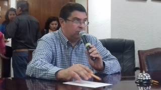 EL DIPUTADO PRESIDENTE DE LA JUCOPO EN RUEDA DE PRENSA CON MEDIOS HABLA SOBRE EL EMPRÉSTITO Y LA PLA