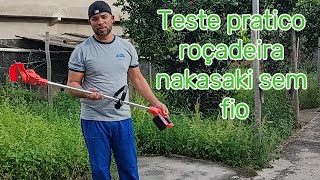 teste pratico roçadeira nakasaki