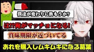 【雑談】ムキムキになる為〇〇を購入するが全てを無駄にしそうになる葛葉