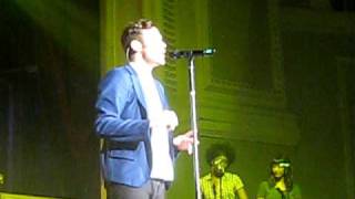 Will Young Live &#39;Love is a matter of distance&#39; Isle of man 9th July 2010