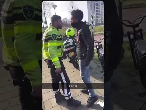 Guy Doesn't Want to Be Touched by Cop (But Eventually Is)