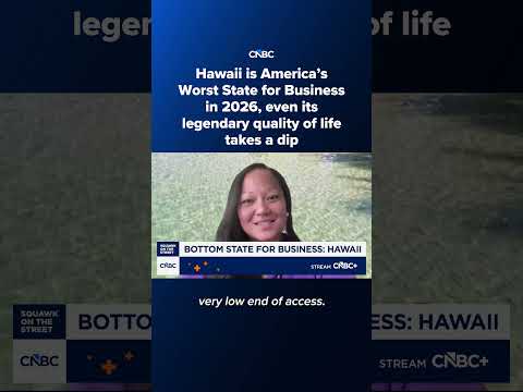 Hawaii is America's Worst State for Business in 2026, even its legendary quality of life takes a dip