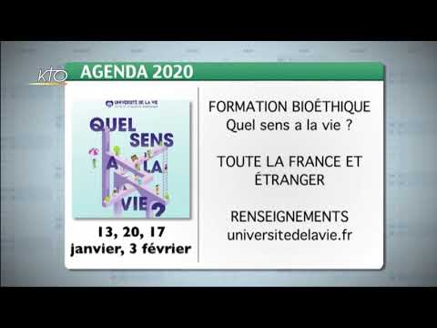 Agenda du 6 janvier 2020