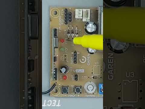 Sensor fim de curso invertido . Motor não desliga, Portão não abre ou não fecha