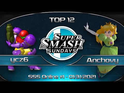 Super Smash Sundays Online #1 ycz6 (Samus) vs. Anchovy (Peach) - SSBM Singles Top 12
