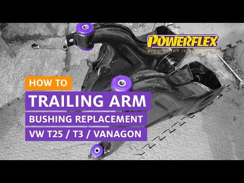 VW T3 / T25 / Vanagon – Austausch der Längslenkerbuchse