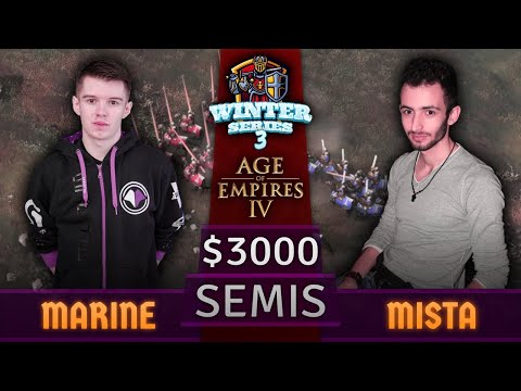 MarineLorD vs TheMista - AoE4 $3000 Tournament Semifinal - Elite Gaming Channel's Winter Series 3