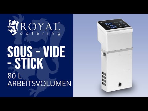 Video - Sous-vide-Stick - 2.300 W - 80 L